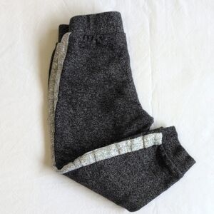 DKNY heather gray joggers sweatpants with silver track stripes 2T toddler girls